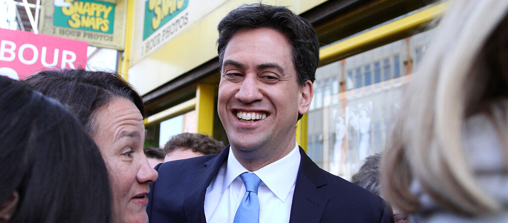 Ed Miliband on walkabout